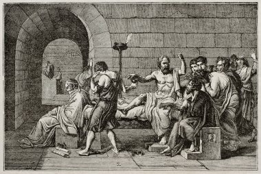 Socrates death clipart