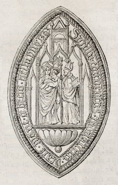 eski üreme, bec-hellouuin abbey mühür.