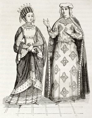 Blanche and Margaret clipart