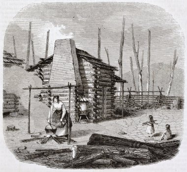 Pioneers hut clipart