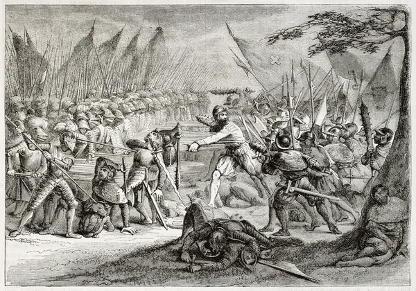 Batalla de Sempach — Foto de Stock