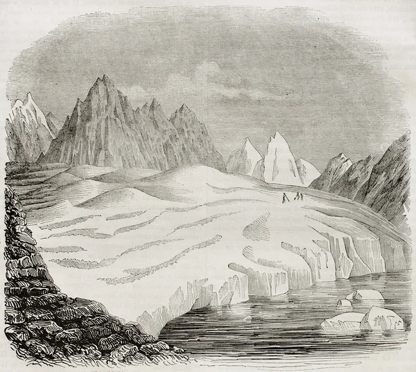 Glaciar Altetsch — Fotografia de Stock