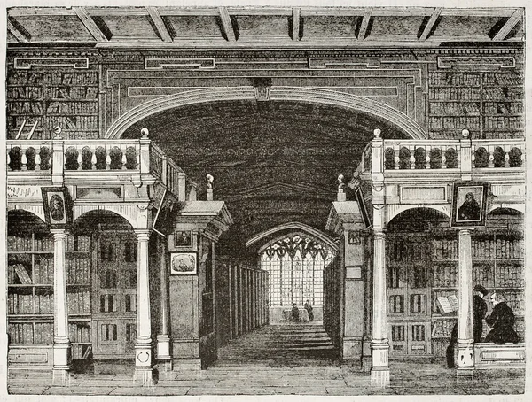 Бодлианская библиотека — стоковое фото