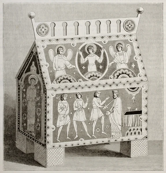 Caixa esmaltada bizantina — Fotografia de Stock