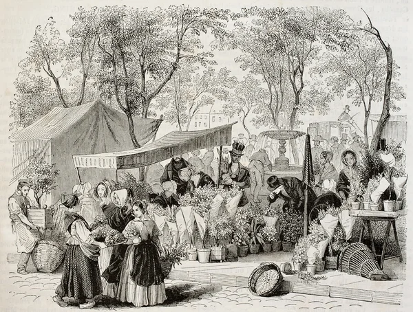 Bloemenmarkt — Stockfoto