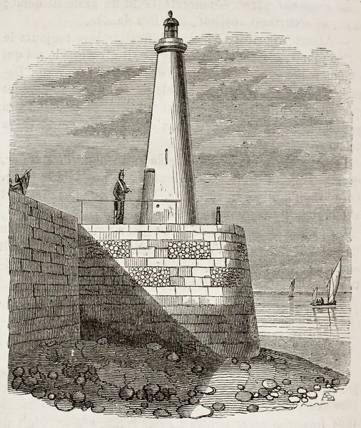 Honfleur lighthouse — Stock Photo, Image