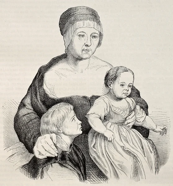 Holbein familie — Stockfoto