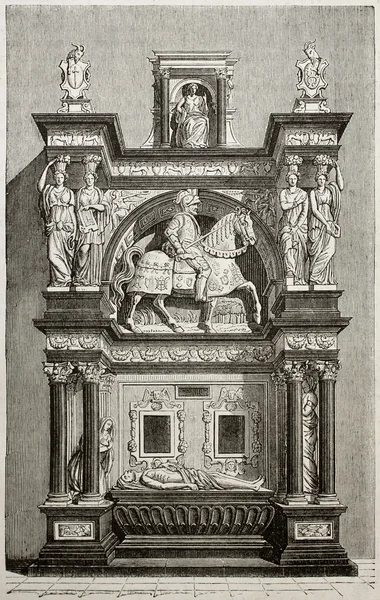 Гробница Луи де Брезе — стоковое фото