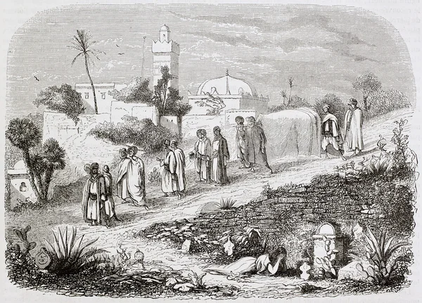 Algerian burial — Stock Photo, Image