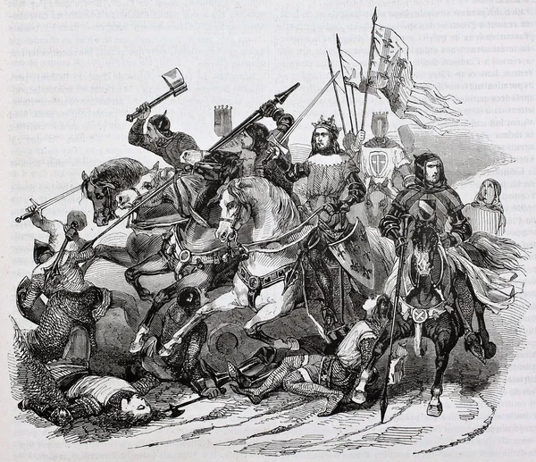 Battle of Bouvines — Stock Photo, Image