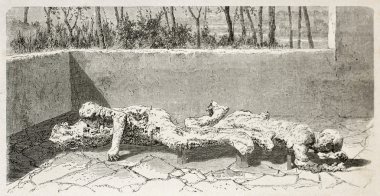 Pompeii lichaam afgietsels