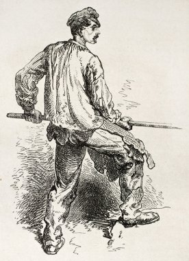 Buhar çekiç işçi