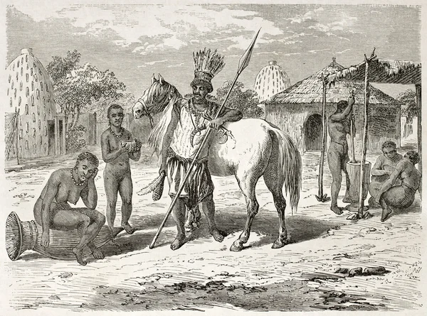 Вождь африканских племен — стоковое фото