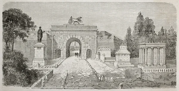 Herculaneum poort — Stockfoto