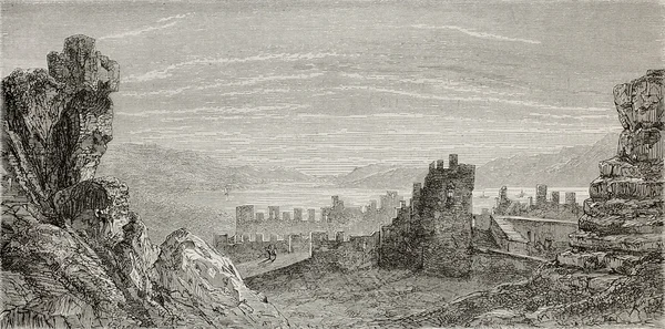 Mount pagus kasteel — Stockfoto