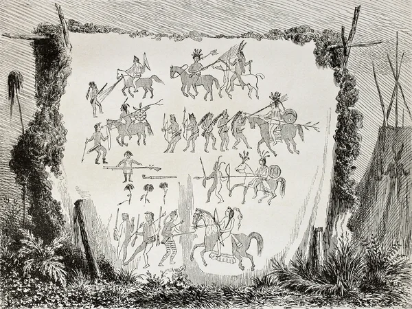 Τέχνη αμερικανών ιθαγενών — Φωτογραφία Αρχείου
