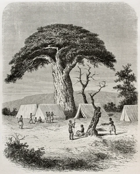 Ougogo encampment — Stock Photo, Image