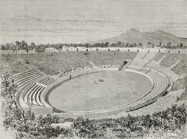 Πομπηία αμφιθέατρο — Φωτογραφία Αρχείου