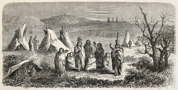 Sioux encampment