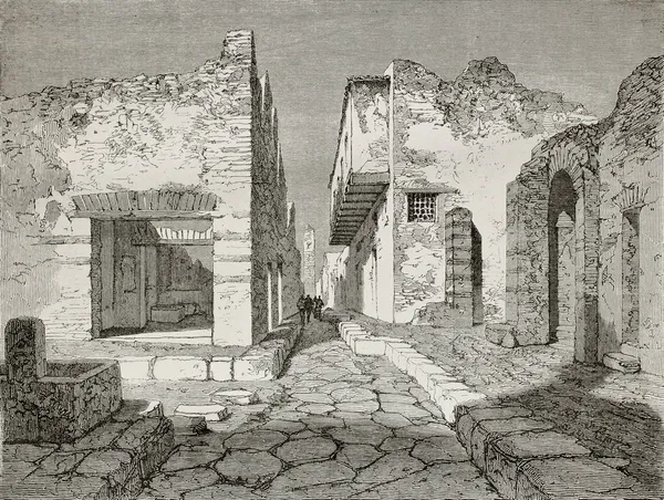 Weergave van pompeii — Stockfoto