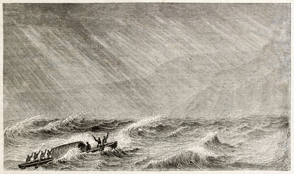 Ураган на озере Альберта
