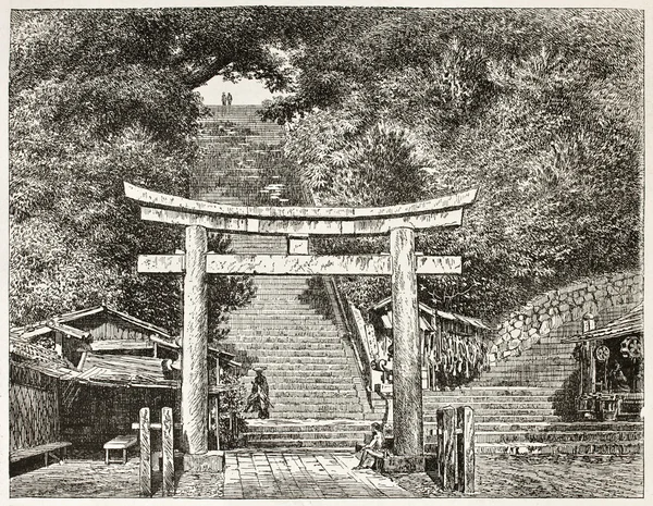 Atagosa-yama poort — Stockfoto