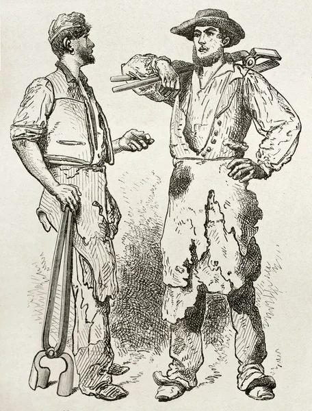 Forge workmen — Zdjęcie stockowe