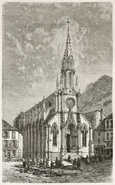 Igreja de Plombieres-les-Bains — Fotografia de Stock