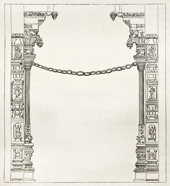 Singola catena di pietra — Foto Stock