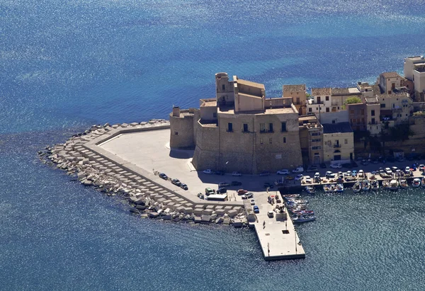 Castellammare del Golfo sea castle bis — Stock Photo, Image