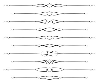 On Cetvel çizgileri