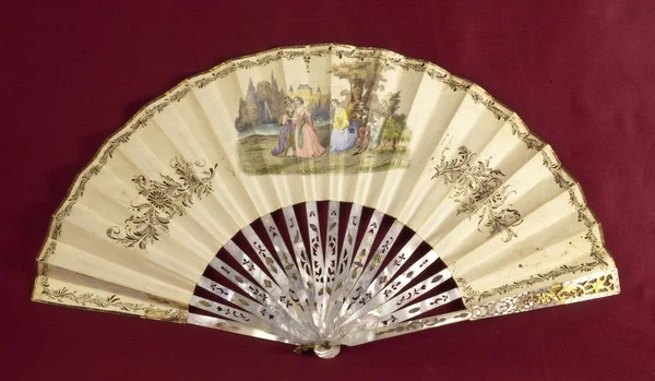 Old-Hand-Fan — Stockfoto