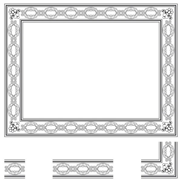 Deco frame — Stock Vector