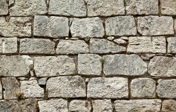 Velho quater parede de pedra — Fotografia de Stock