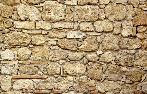 Velha parede de pedra ter — Fotografia de Stock