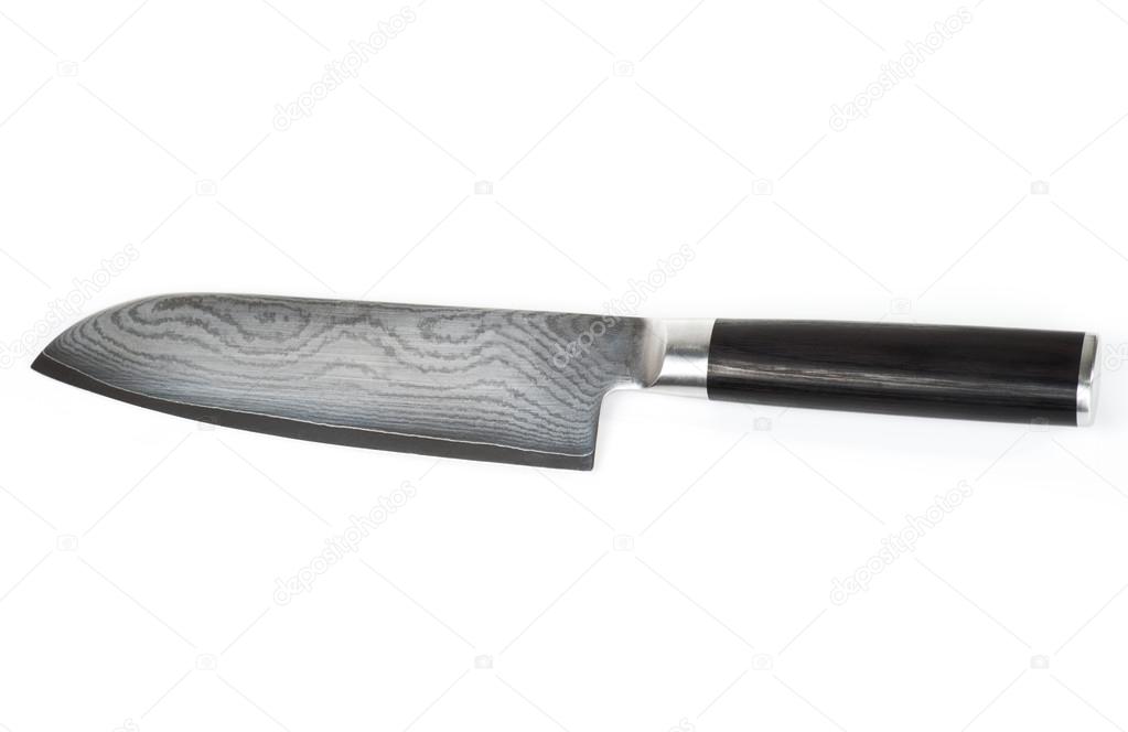 Traditional japanese santoku knife ⬇ Stock Photo, Image by © Serreitor