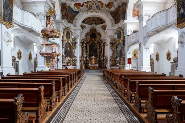 Ліндау Німеччина Липня 2022 Соборна Церква Нашої Леді Ліндау Собор — стокове фото
