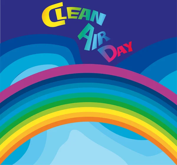 Journée de l'air pur — Image vectorielle