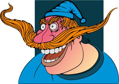 scary man clipart