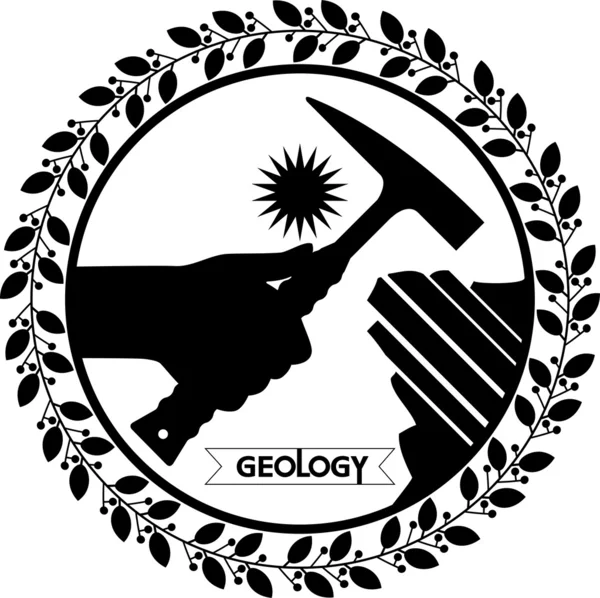 Päivä geologia — vektorikuva