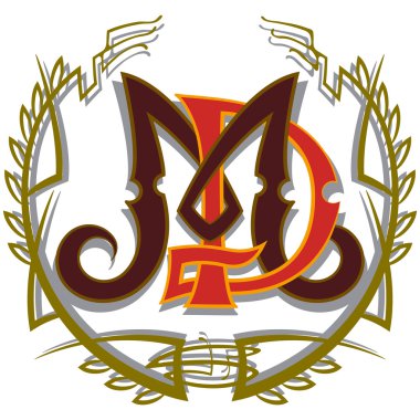 Monogram, M, D