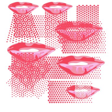 dudaklar ve konuşmak nokta