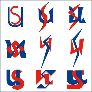 Monogram, m, s