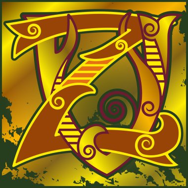 Monogram, v, z