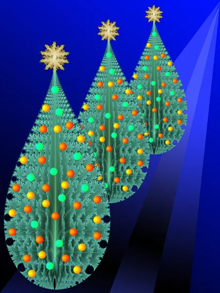 Christmas Trees — Stock Photo, Image