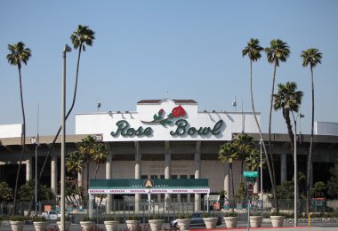 The Rose Bowl Stadium, Pasadena, CA clipart