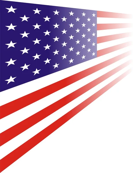 Amerikaanse vlag — Stockvector