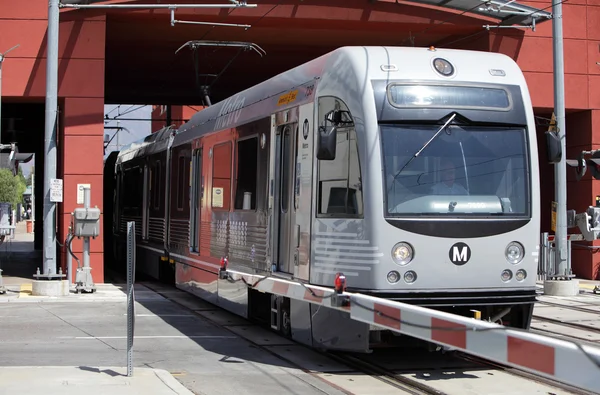 Gold Line Train in Pasadena, CA — Stock Photo, Image