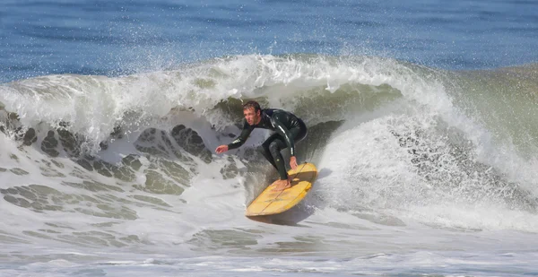 Surfer à El Porto à Manhattan Beach, Californie — Photo