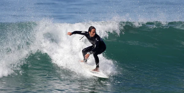 Surfing at El Porto in Manhattan Beach, CA — Stock Photo, Image